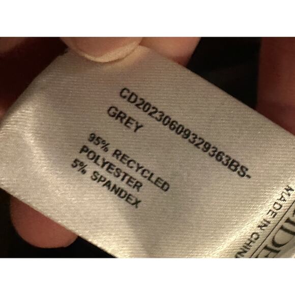 Cider Women's Small Grey Long Sleeve Scoop Neckline Jersey Bodysuit - Picture 9 of 10